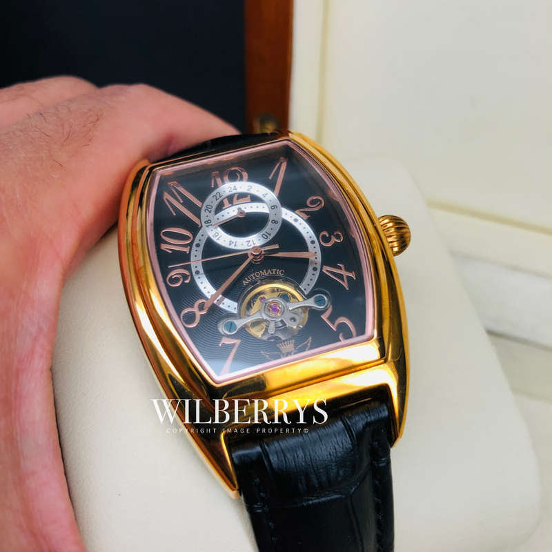 Only 150pcs Ever Made: KOTTE & CO. Germany Men's AUTOMATIC TONNEUX MOONPHASE BRAND NEW