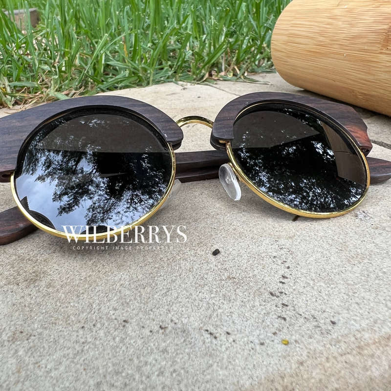 ***R3,999.00 @ retail**** TOM & FRED London GOOSE Ebony Metal & Wood Sunglasses **Brand new**
