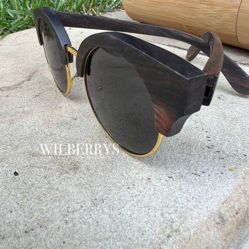 ***R3,999.00 @ retail**** TOM & FRED London GOOSE Ebony Metal & Wood Sunglasses **Brand new**
