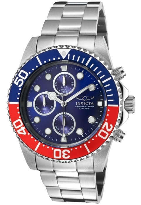 Retail: R7,999.00 INVICTA Men's PEPSI Sea Dweller 200M Chronograph Watch BRAND NEW IN BOX