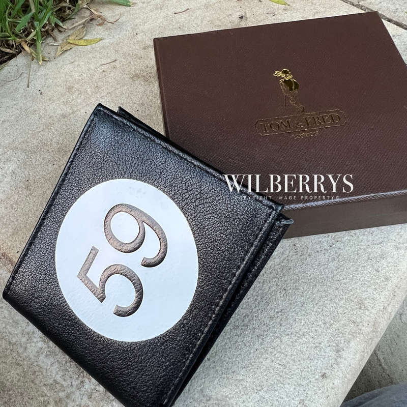 Retail: $129 / R2,199.00 TOM & FRED London® Brabham British Racing Tribute Wallet GENUINE LEATHER
