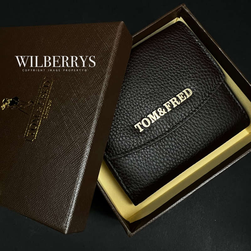 Retail: R3499.00 Tom and Fred London® Celtic Genuine Leather Pebble Purse DARK CHOCO -- BRAND NEW