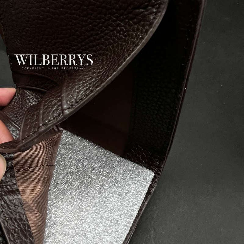 Retail: R3499.00 Tom and Fred London® Celtic Genuine Leather Pebble Purse DARK CHOCO -- BRAND NEW