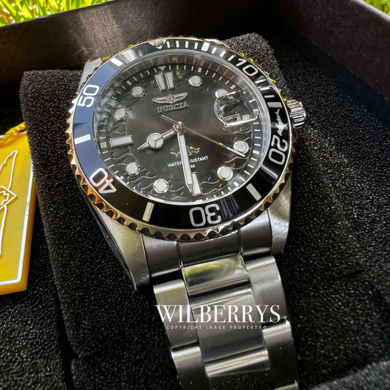 ***Authorized, New* INVICTA Women`s Submariner 100METER  38mm CHARCOAL GREY Watch BRAND NEW