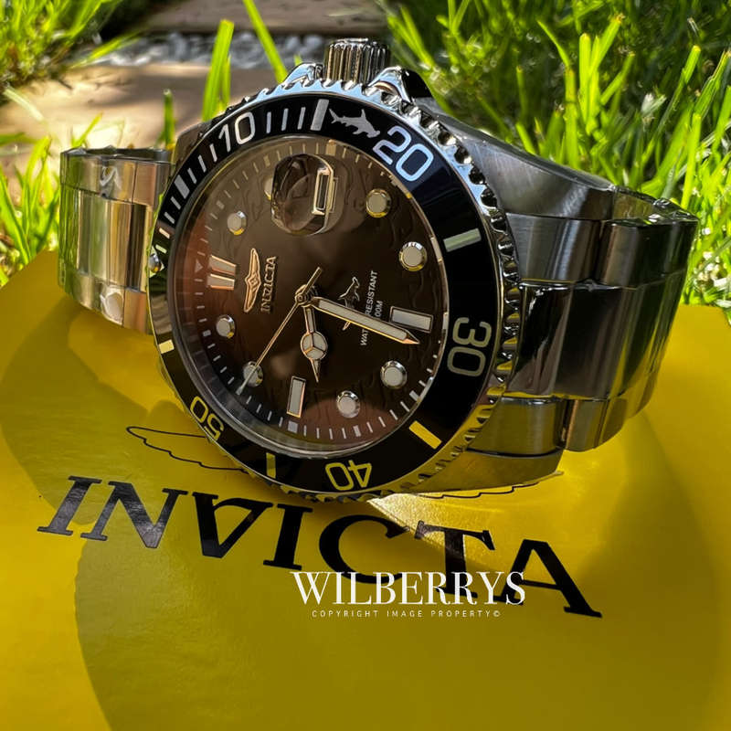 ***Authorized, New* INVICTA Women`s Submariner 100METER  38mm CHARCOAL GREY Watch BRAND NEW