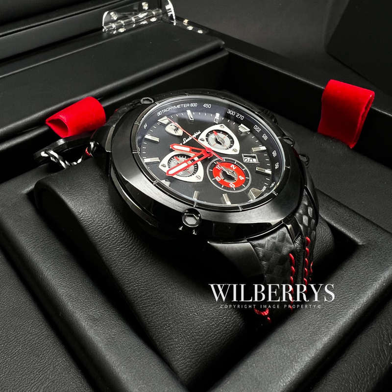 R40,000.00 Tonino Lamborghini Men`s SHIELD 12 limited edition Carbon Chronograph Watch BRAND NEW
