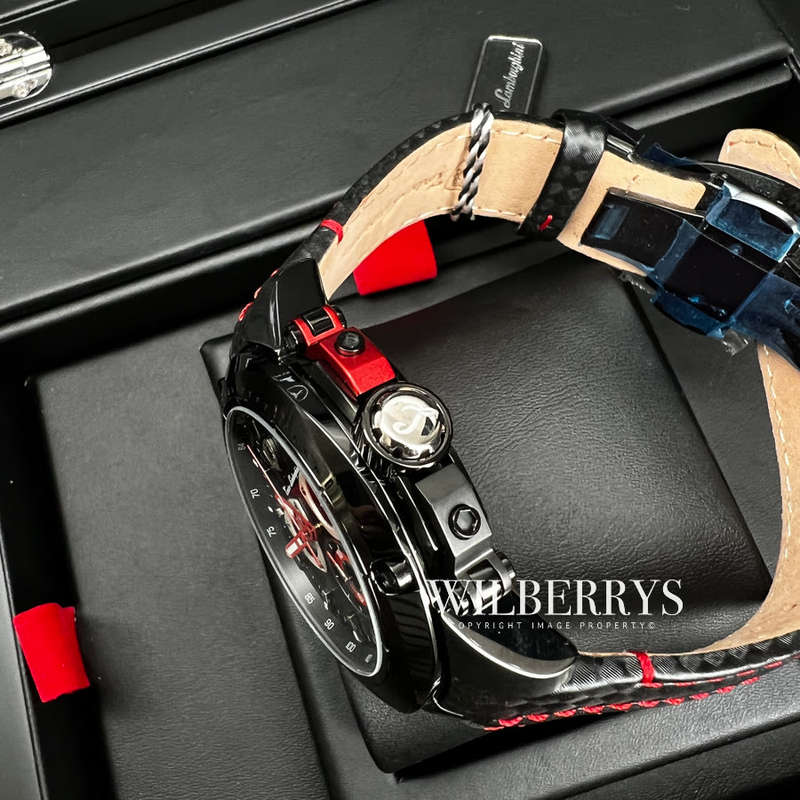 R40,000.00 Tonino Lamborghini Men`s SHIELD 12 limited edition Carbon Chronograph Watch BRAND NEW