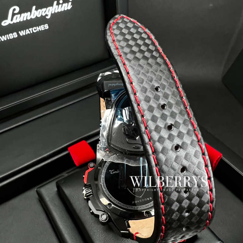 R40,000.00 Tonino Lamborghini Men`s SHIELD 12 limited edition Carbon Chronograph Watch BRAND NEW