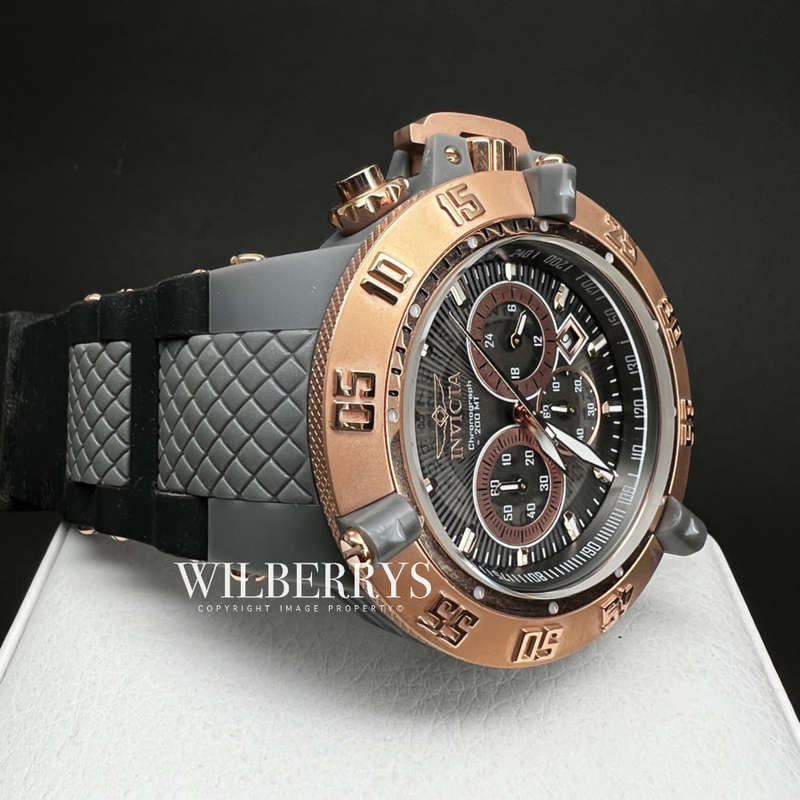 Retail: R21,599.00 INVICTA Men's SUBAQUA NOMA GRAPHITE ROSE GOLD Chrono Professional Watch BRAND NEW