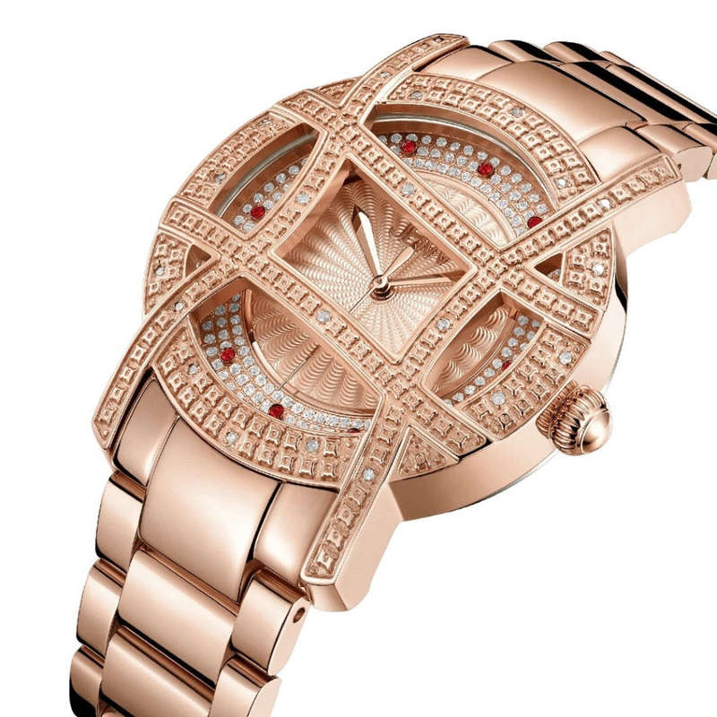 Retail: R12,999.00 JBW Women's Olympia 10 YR 20 Diamonds 18k Rose Gold Plated Watch BRAND NEW
