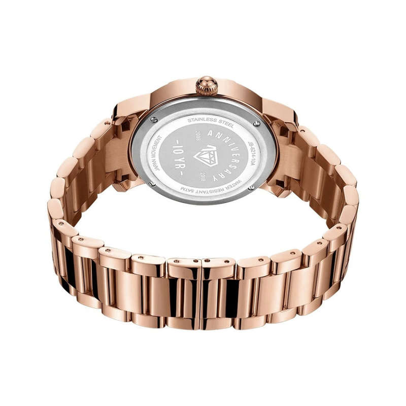 Retail: R12,999.00 JBW Women's Olympia 10 YR 20 Diamonds 18k Rose Gold Plated Watch BRAND NEW