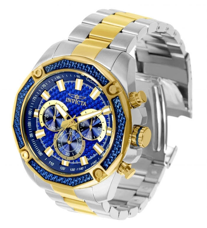 Retail: R9,925.00 INVICTA MEN'S AVIATOR BLUE CARBON CHRONOGRAPH WATCH BRAND NEW