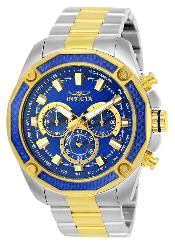 Retail: R9,925.00 INVICTA MEN'S AVIATOR BLUE CARBON CHRONOGRAPH WATCH BRAND NEW