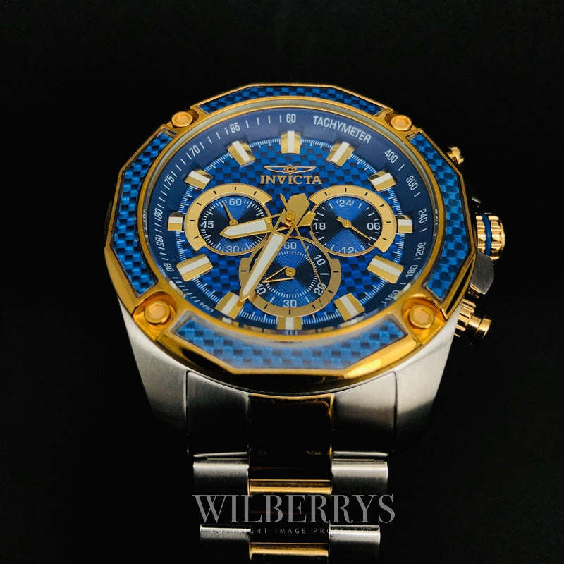 Retail: R9,925.00 INVICTA MEN'S AVIATOR BLUE CARBON CHRONOGRAPH WATCH BRAND NEW