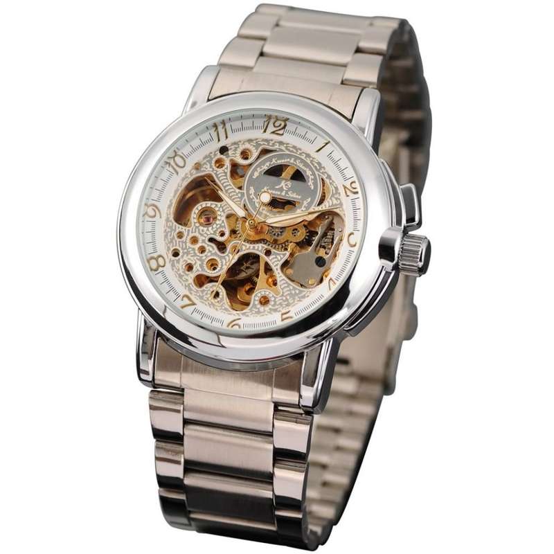 Retail: R2,099.00 KRONEN & SOHNE ® Men's EMPEROR SKELETON AUTOMATIC Watch BRAND NEW