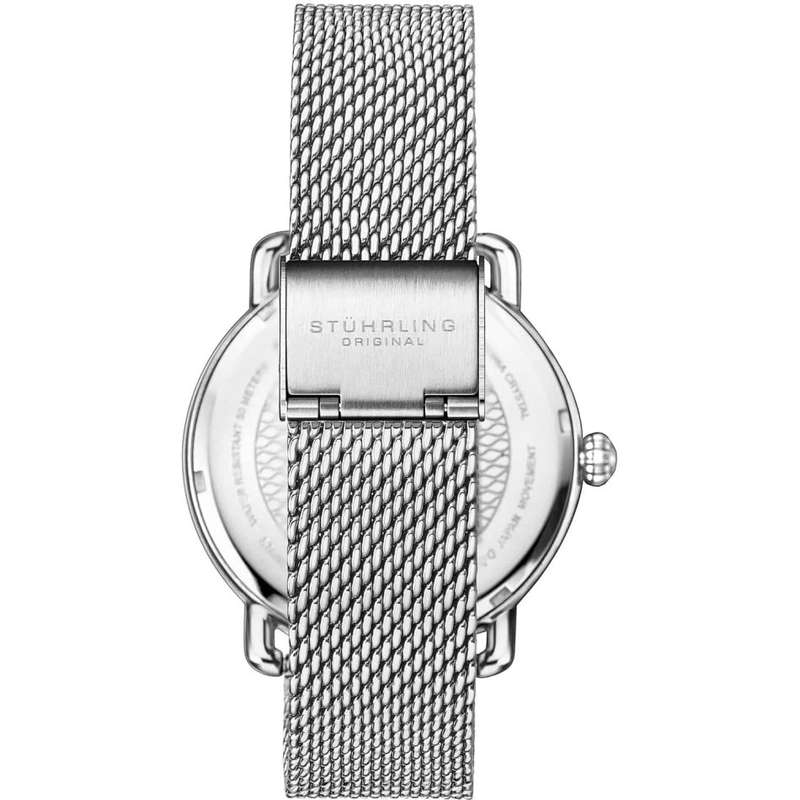 Retail: R6,000.00 Stuhrling Original DOMED GLASS 42mm Silver/Copper Watch BRAND NEW