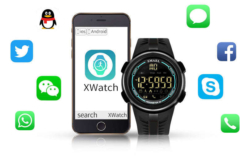 SMAEL SHOCK PROOF Bluetooth Smart, Ana Digi Full Function GENUINE BRAND NEW