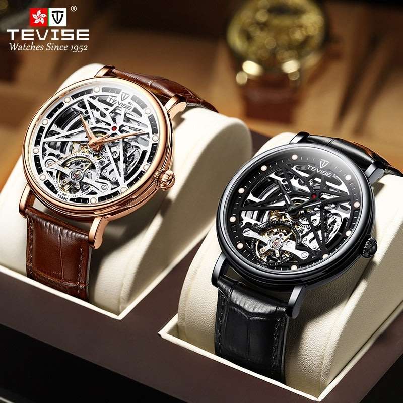 Retail: R2,599.00 TEVISE ® Men's Amistad Automatic Rose Gold Edition Watch BRAND NEW