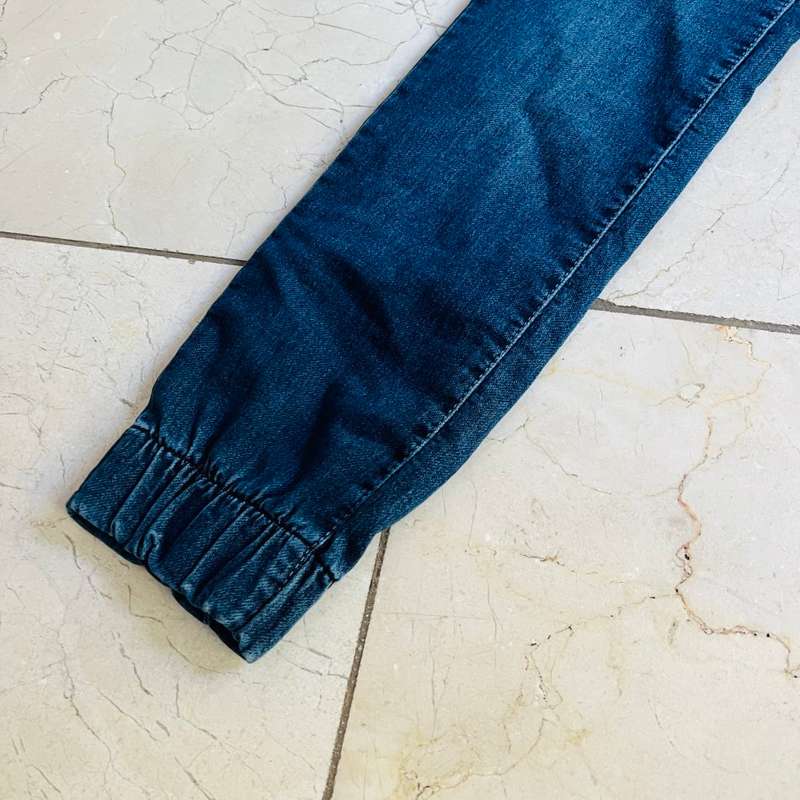 WOOLWORTHS RE-DENIM Men's Stretchy Track Style Comfort Demin Jeans  Size 30 Waist New without Tags