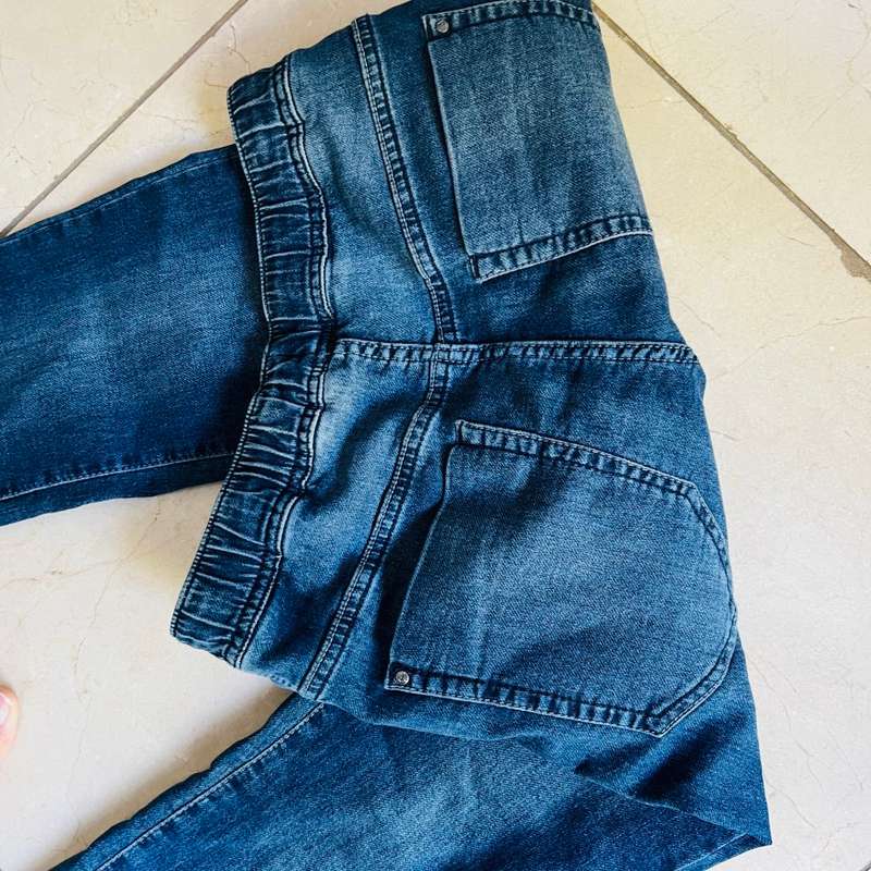 WOOLWORTHS RE-DENIM Men's Stretchy Track Style Comfort Demin Jeans  Size 30 Waist New without Tags