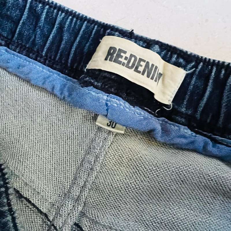 WOOLWORTHS RE-DENIM Men's Stretchy Track Style Comfort Demin Jeans  Size 30 Waist New without Tags