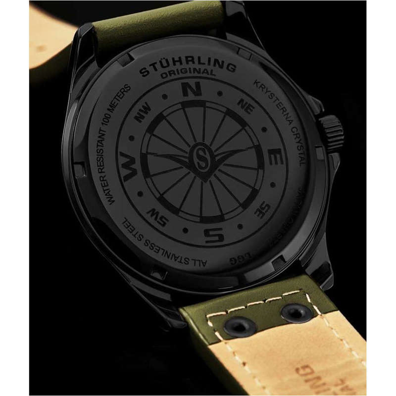 Retail: R5,999.00 STUHRLING ORIGINAL® Men's Flight Control Aviator Watch BRAND NEW