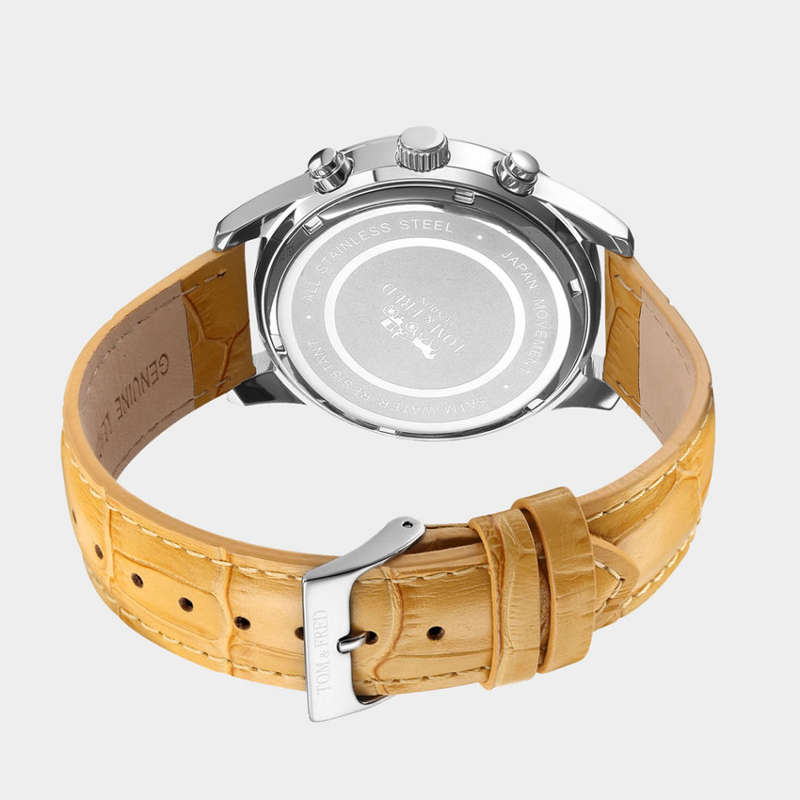 Retail: R5,999.99 TOM & FRED London® Men's British Racing 1/1000 Chronograph MUSTANG TAN