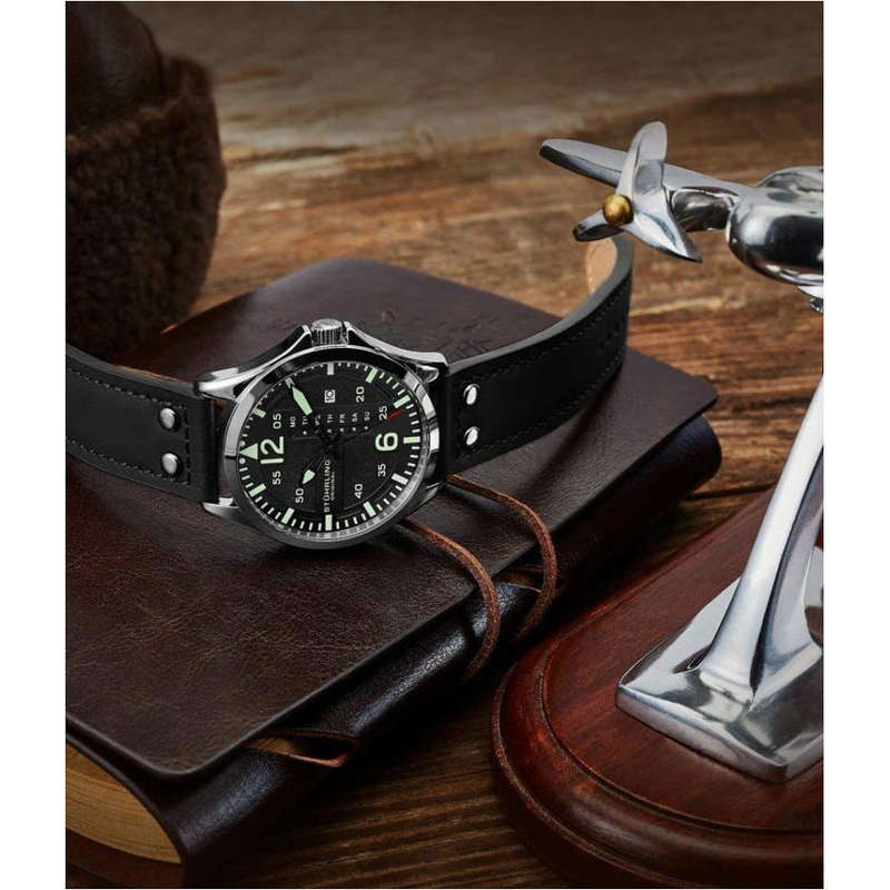 Retail: R5,999.00 STUHRLING ORIGINAL® Men's Flight Control Aviator Watch BRAND NEW