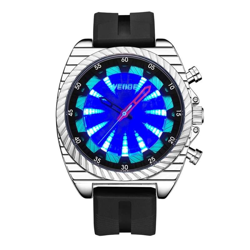Retail: R1999.00 WEIDE Men's Flash UV White Silicone Watch BRAND NEW official SA store