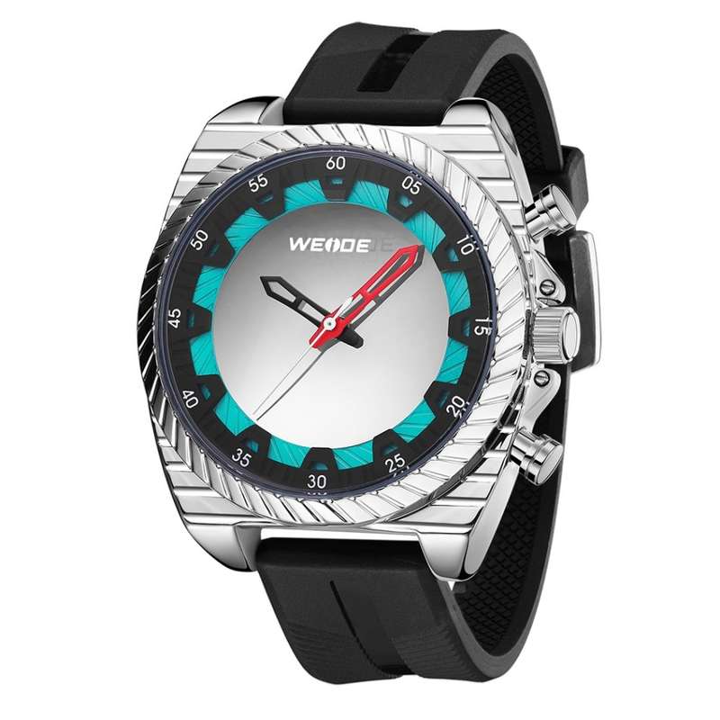 Retail: R1999.00 WEIDE Men's Flash UV White Silicone Watch BRAND NEW official SA store