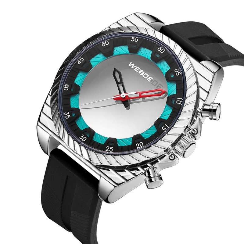 Retail: R1999.00 WEIDE Men's Flash UV White Silicone Watch BRAND NEW official SA store