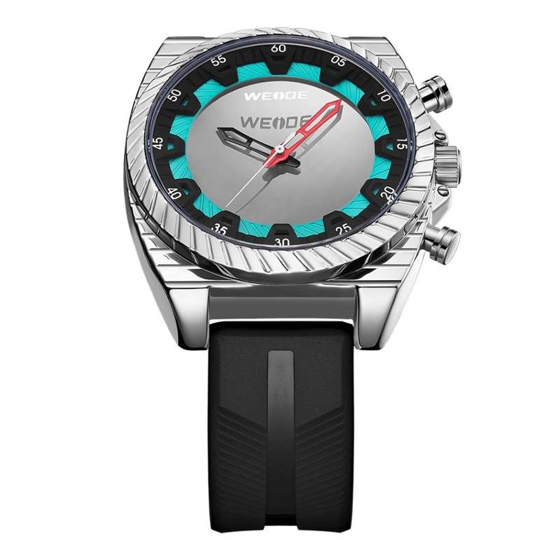 Retail: R1999.00 WEIDE Men's Flash UV White Silicone Watch BRAND NEW official SA store