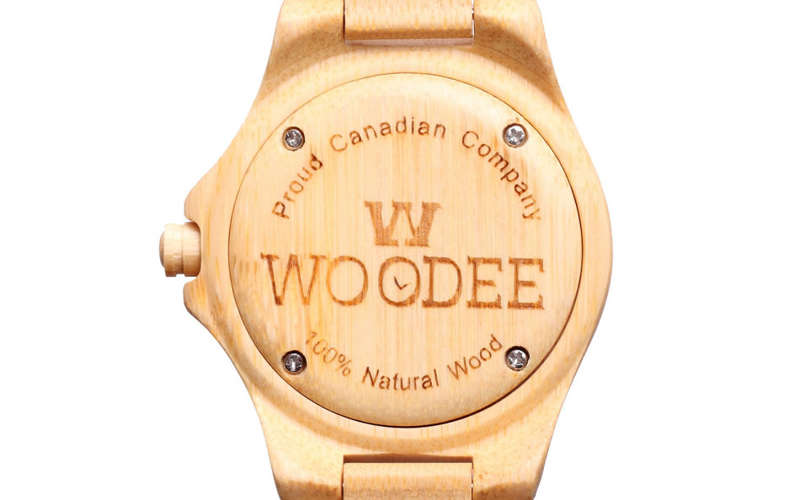 Retail: R2,499.00 WOODEE ® Unisex 40mm Natural Wood Taiga Edition Watch BRAND NEW
