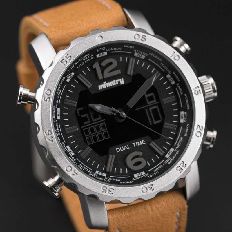 INFANTRY MILITARY CO. Dark Knight Chronograph Watch Brand new BOXED, FULLY LOADED!
