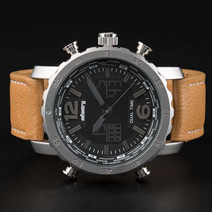 INFANTRY MILITARY CO. Dark Knight Chronograph Watch Brand new BOXED, FULLY LOADED!