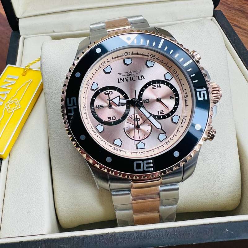 Retail: R7,999.00 INVICTA Men's OCEANIA THICK HEAVY Pro Diver SCUBA Gold Watch BRAND NEW