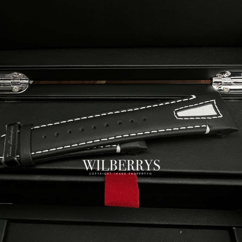 Tonino Lamborghini Men`s Spyder Black/Red Chronograph Watch