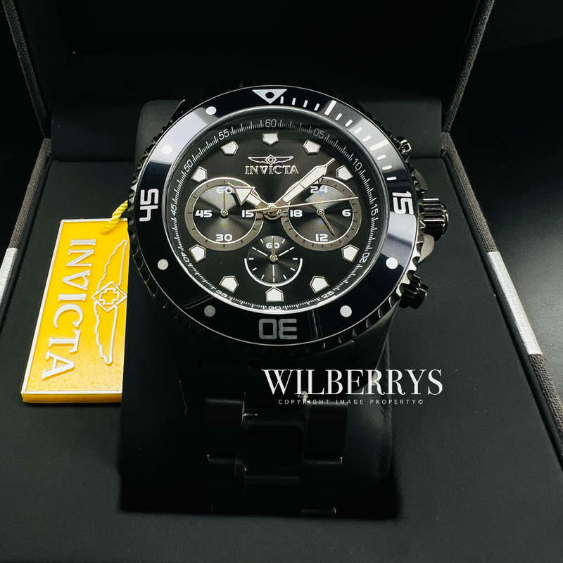 Retail: R6,999.00 INVICTA Men's CHUNKY CHRONO BLACK ED. THICK Pro Diver 100M Watch BRAND NEW IN BOX