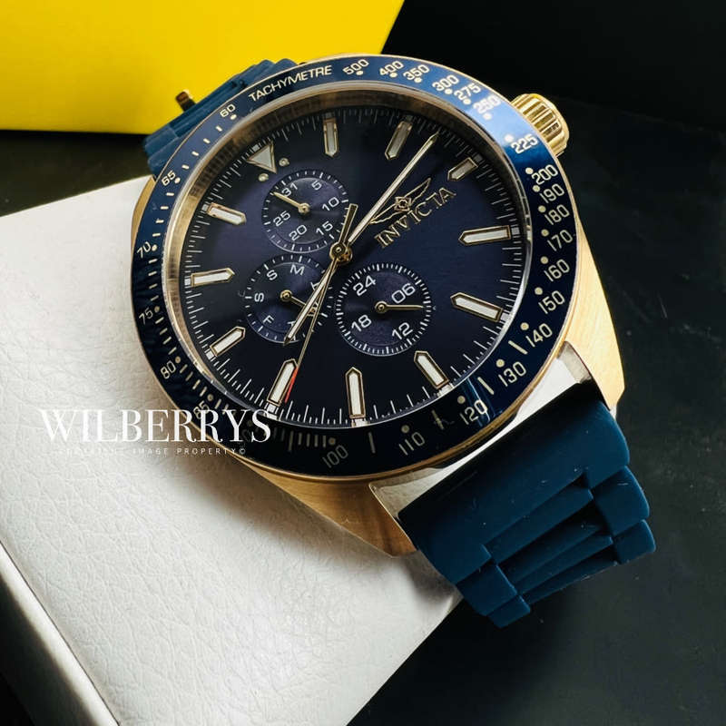 Men s Watches Retail R6 999.00 INVICTA Men s PILOT TACHYMETER BLUE SILICONE STRAP WATCH BRAND NEW was sold for 1 261.00 on 3 Aug at 23 01 by powerseller2003 in Johannesburg ID 563864011