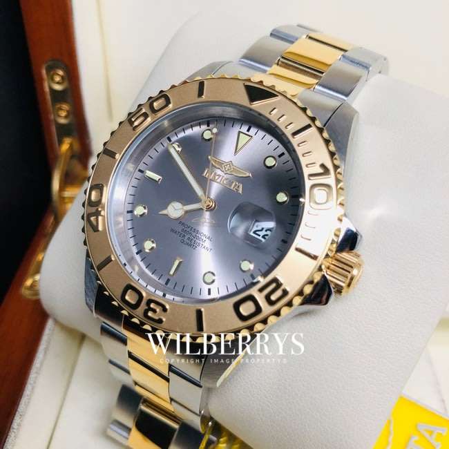 Retail: R6,999.00 INVICTA® Men's SEA URCHIN 43mm Two Tone GRAPHITE DIAL Watch BRAND NEW