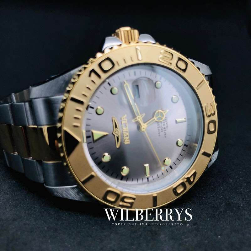 Retail: R6,999.00 INVICTA® Men's SEA URCHIN 43mm Two Tone GRAPHITE DIAL Watch BRAND NEW