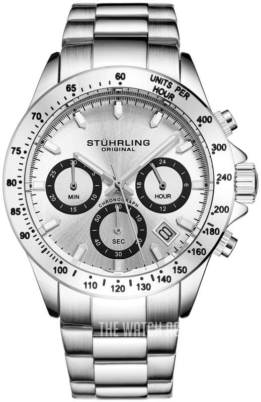 Retail: R7,000.00 Stuhrling Original Men's Aquadiver Le Mans Chronograph Watch BRAND NEW