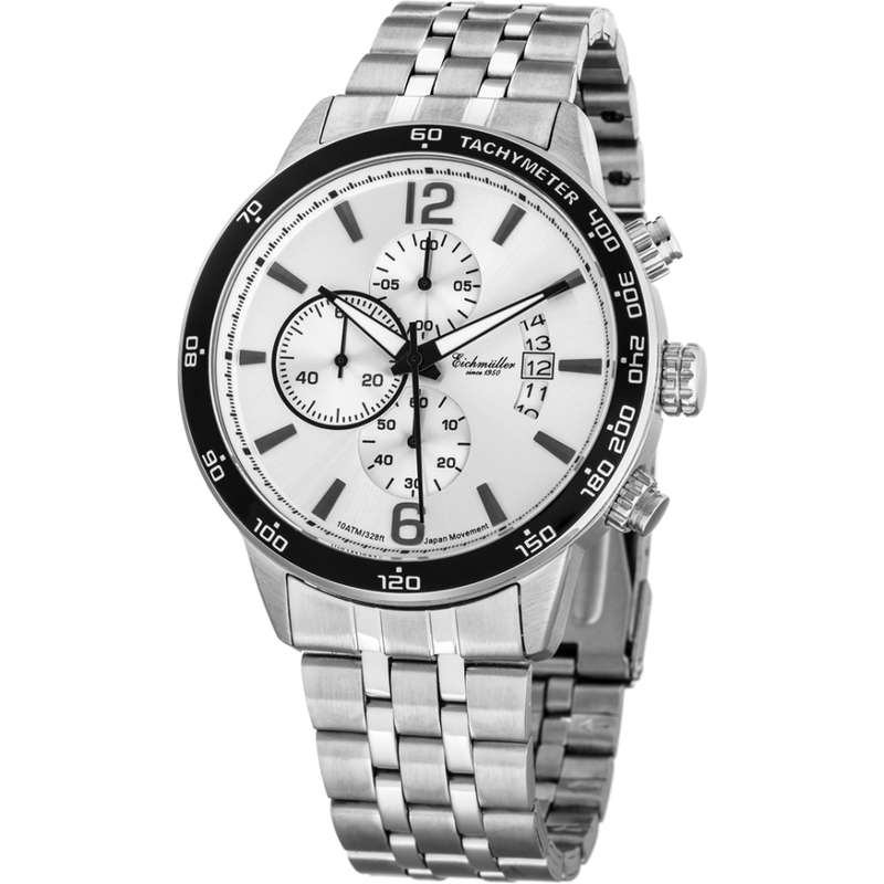Retail: R6,900.00 EICHMULLER GERMANY SINCE 1950 Men's Chronograph 45mm Dial Watch BRAND NEW