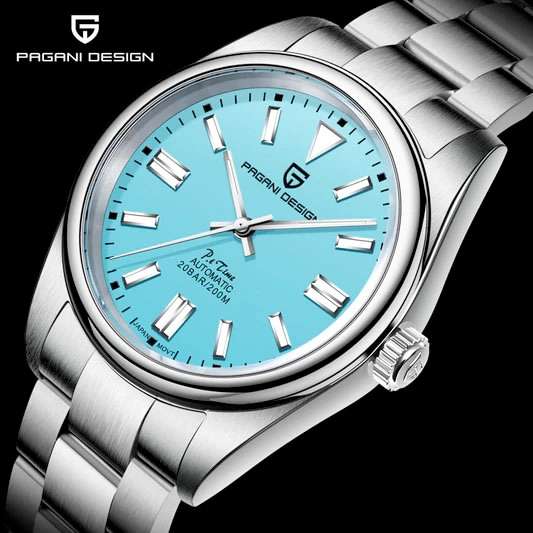 Retail: R6,900.00 PAGANI DESIGN Oyster Tiffany 38MM 200M Waterproof Japan NH35 Automatic Watch