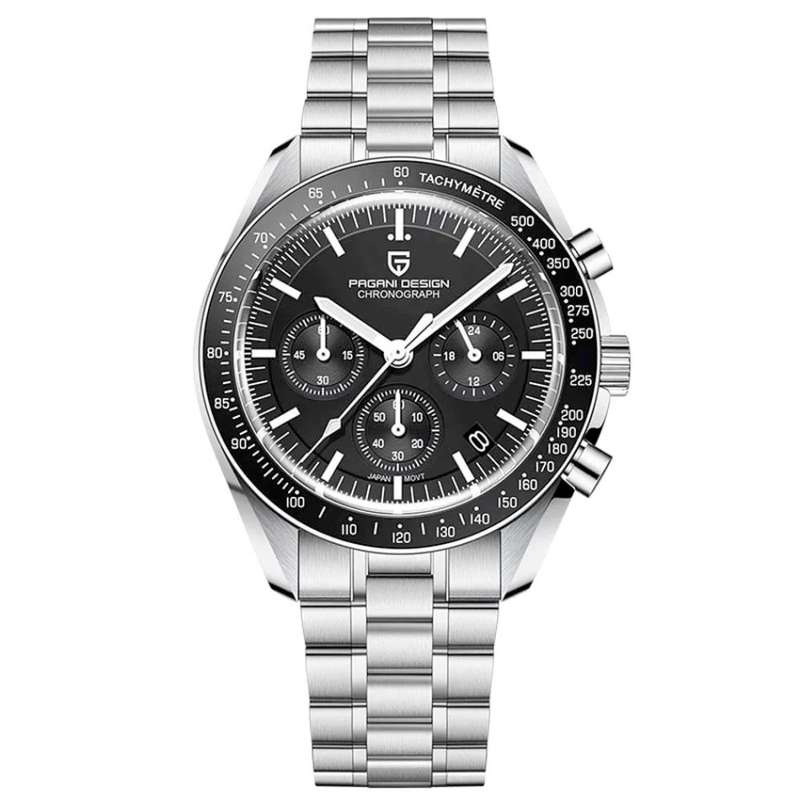 l@@k!! Retail: R5,900.00 PAGANI DESIGN Moonwatch Chronograph Men`s 100M Watch 40MM NEW!!