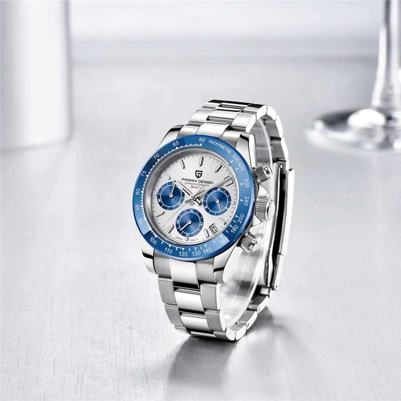 Retail: R5,900.00 PAGANI DESIGN Daytona Chronograph Men's Moonrock Grey Watch BRAND NEW!!