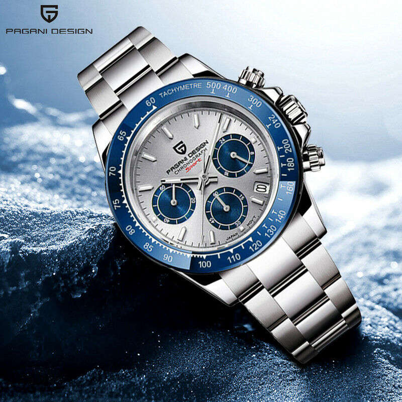 Retail: R5,900.00 PAGANI DESIGN Daytona Chronograph Men's Moonrock Grey Watch BRAND NEW!!