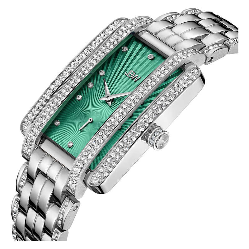 **real diamonds** R12,999.00 JBW WOMEN'S DIAMOND AND FANNED DIAL MINK WATCH BRAND NEW IN BOX