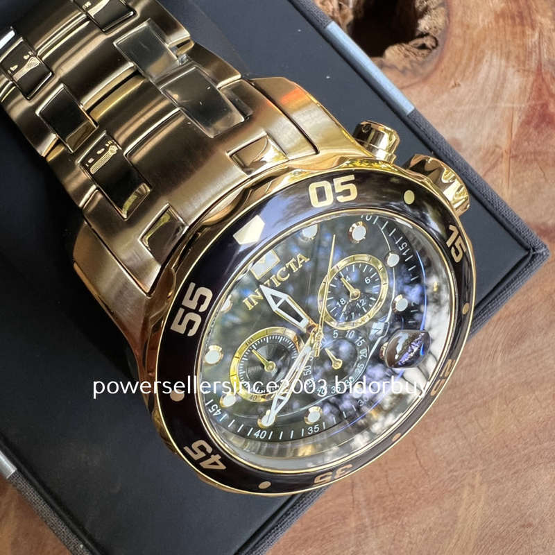 ***thick, heavy**** R14,999.00 INVICTA Men's COLOSSUS THICK HEAVY 18k Full Gold pl. Watch BRAND NEW