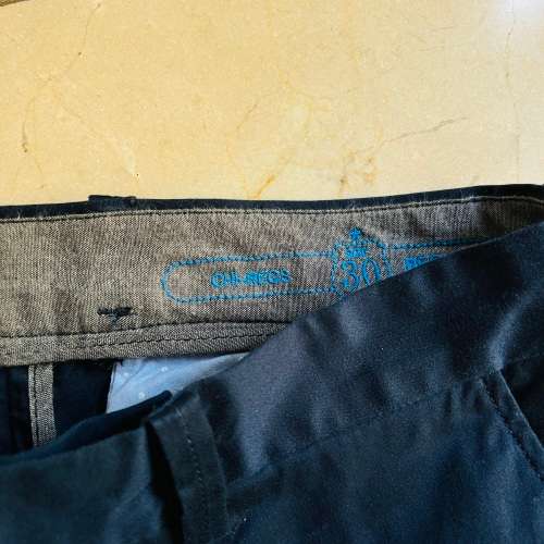 late entry! DIESEL `Chi` Slim Navy Chino Pants size 30 waist 100% good condition